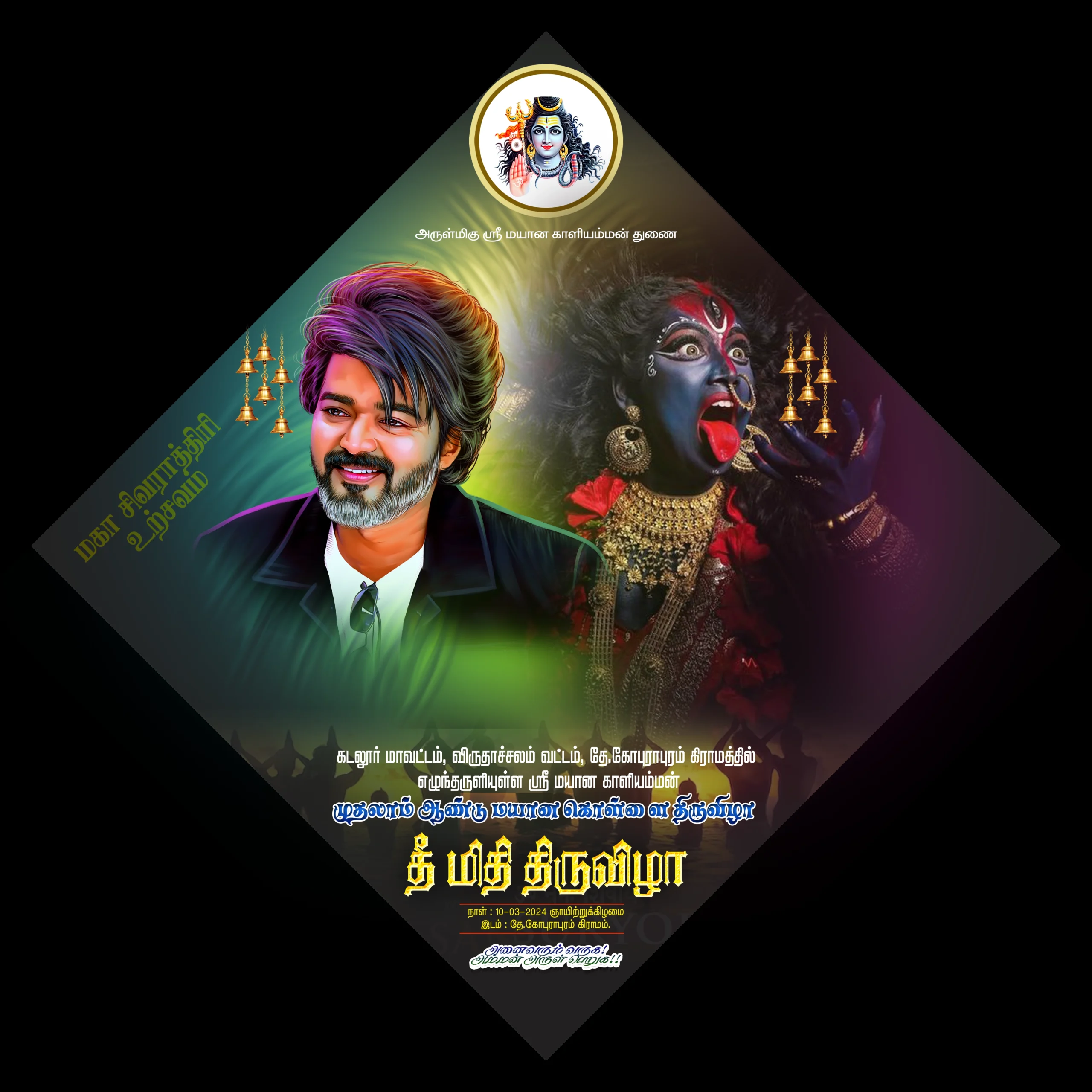 Mayana Kollai Flex Banner Design Psd Collection