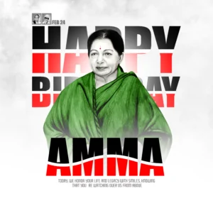 Amma Jayalalitha Birthday Design Psd File Free Download kumarannetwork