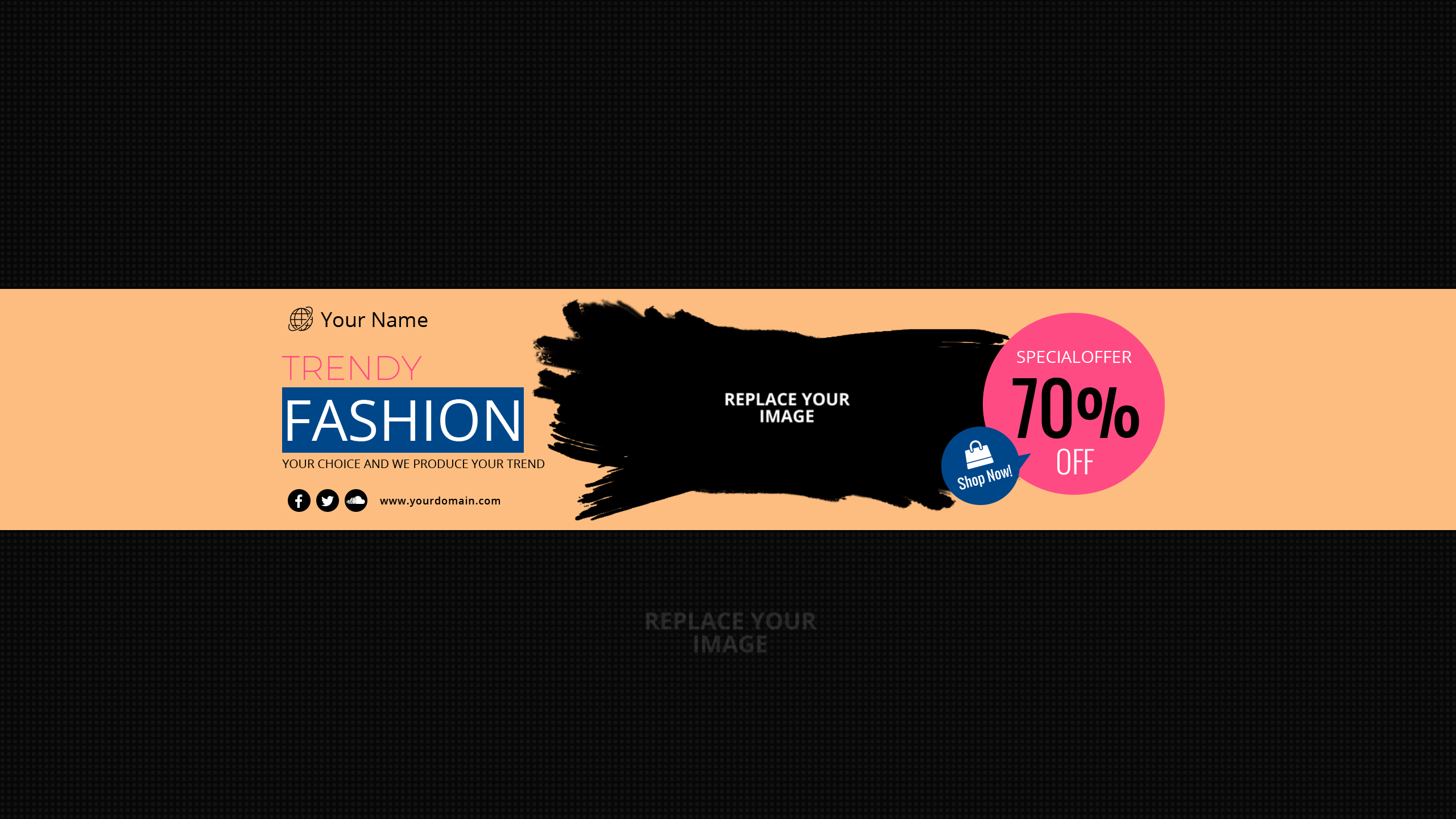 Youtube Channel Art Template Free Download