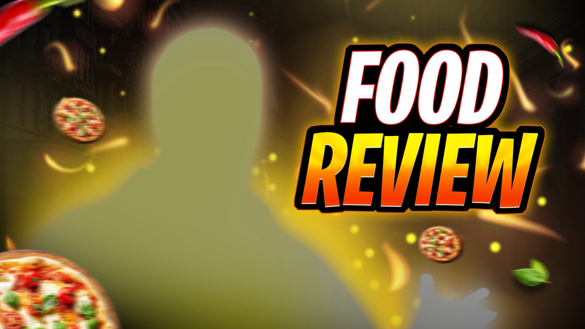 Food Review YouTube Channel Thumbnail Design PSD Template kumarannetwork.com