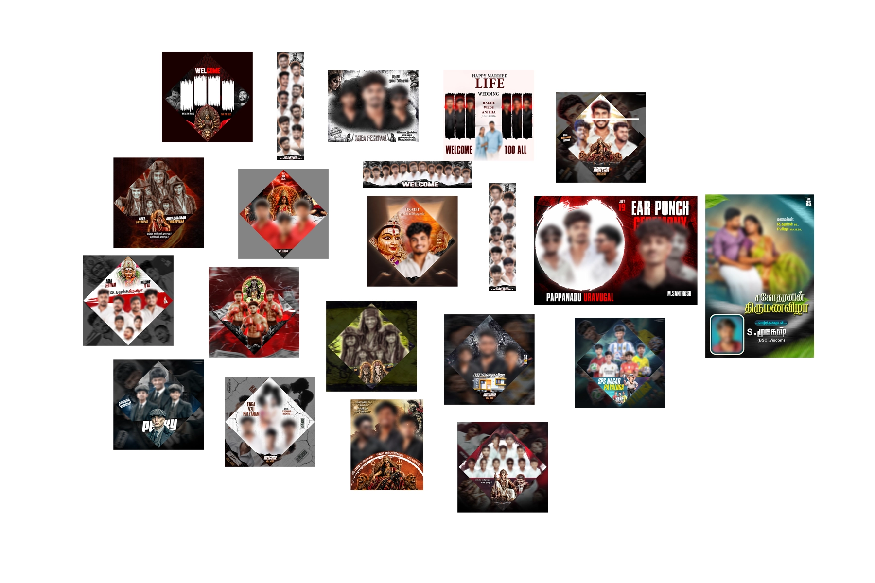 Madurai Style Flex Design PSD Collection A-01